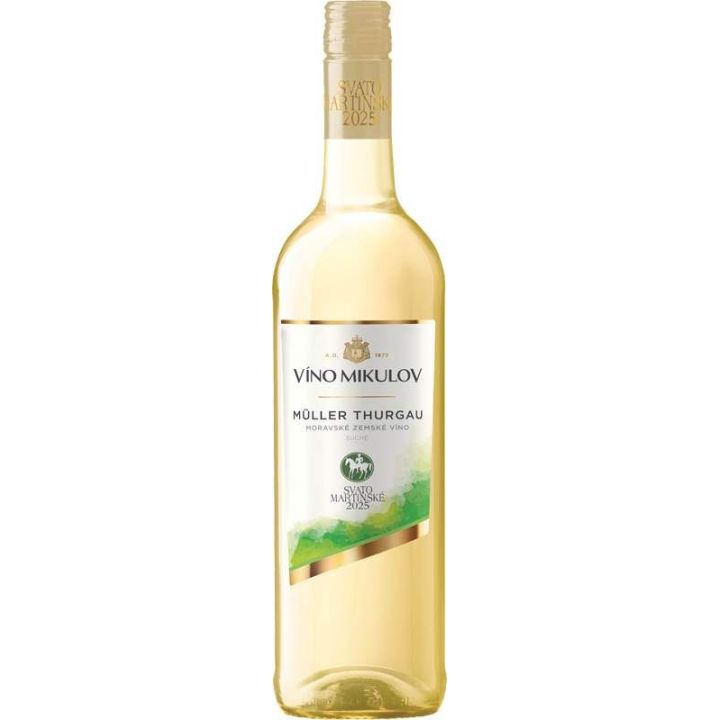 Svatomartinské Müller Thurgau 0,75l - Mikulov