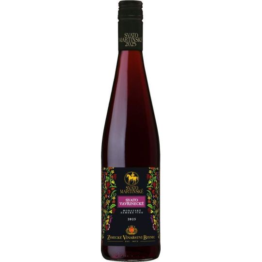 Svatomartinské Svatovavřinecké 0,75l - Zámecké vinařství Bzenec