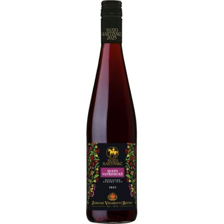 Svatomartinské Svatovavřinecké 0,75l - Zámecké vinařství Bzenec
