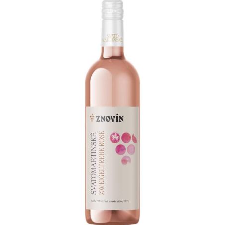 Svatomartinské Zweigeltrebe rosé 0,75l - Znovín