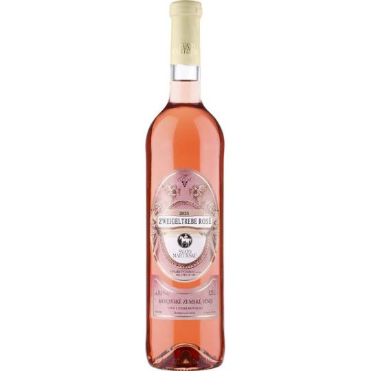 Svatomartinské Zweigeltrebe rosé 0,75l - Vinařství Krist