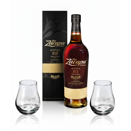 Ron Zacapa Centenario 23 Aňos 0,7l + 2x sklenička