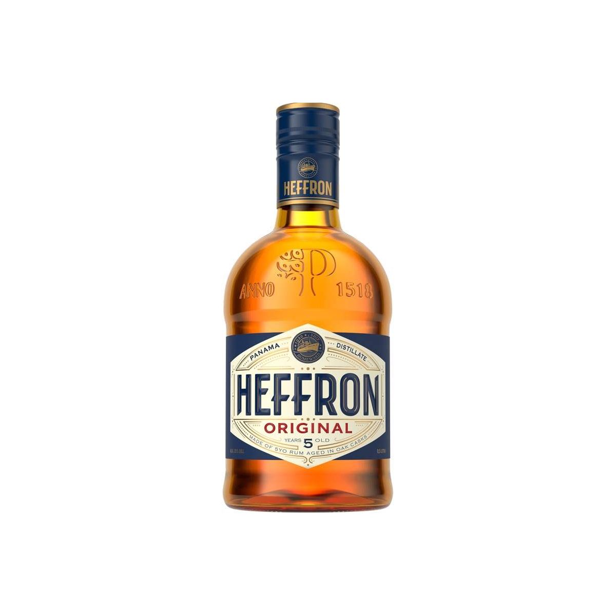 Heffron Panama Original Rum 5 Y.O. 0,5l