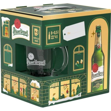 Pilsner Urquell multipak 8x0,5l + krýgl