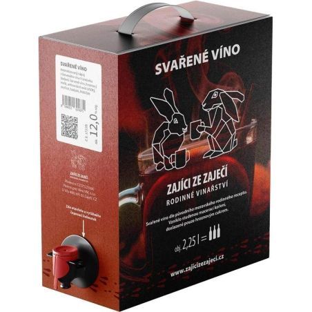 Svařené víno 2,25l - Zajíci ze Zaječí
