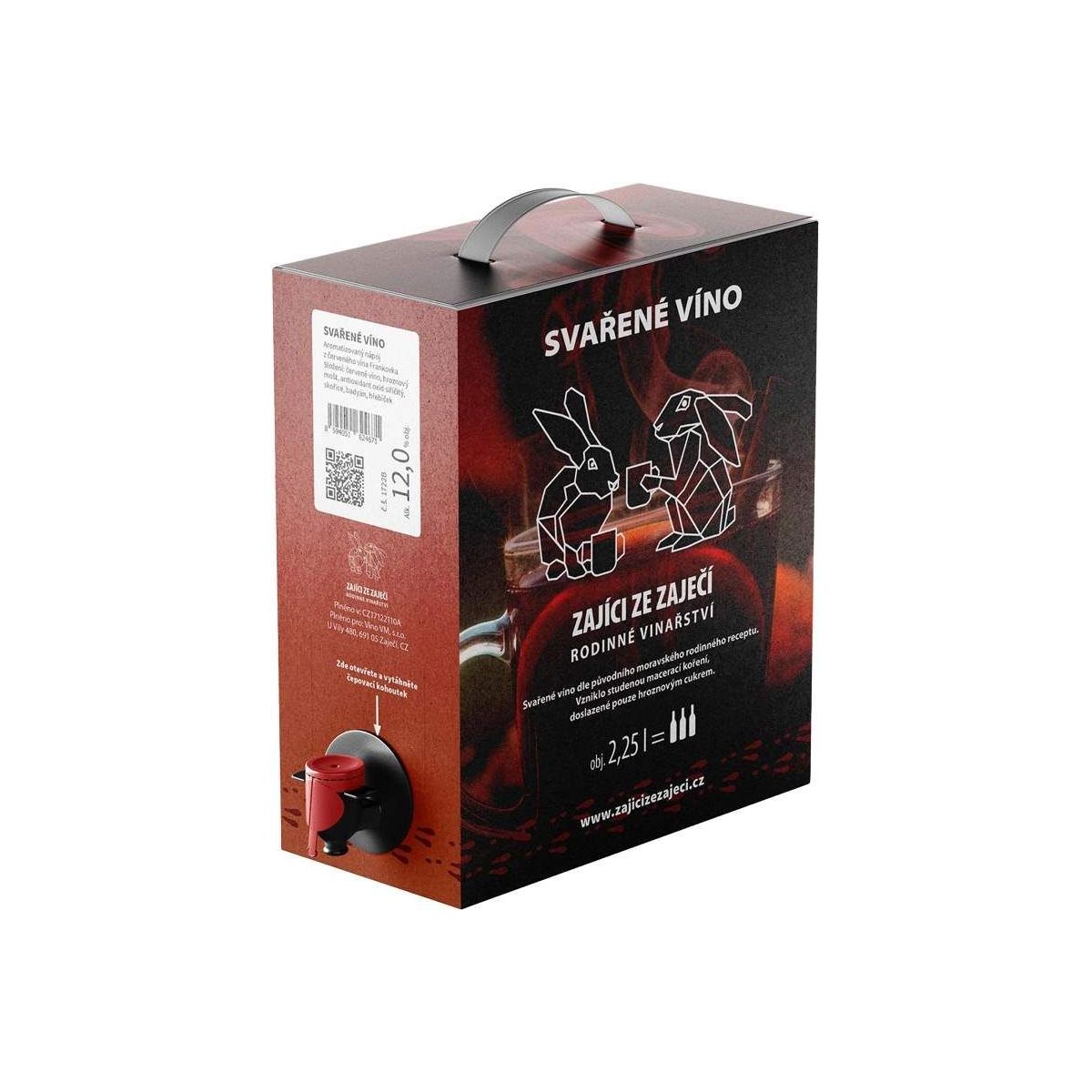 Svařené víno 2,25l - Zajíci ze Zaječí