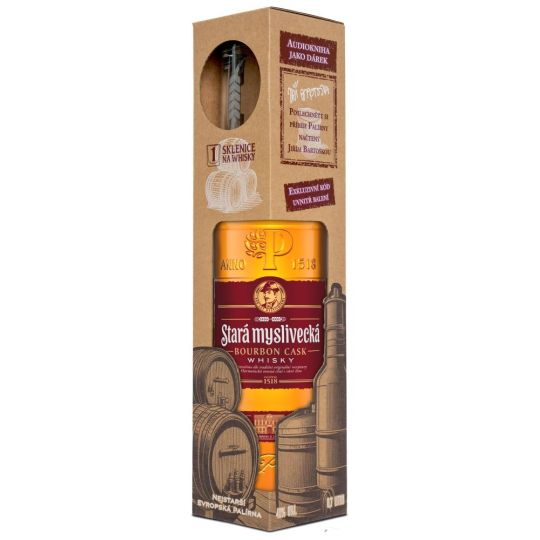 Stará myslivecká Bourbon Cask 0,5l kazeta + sklo