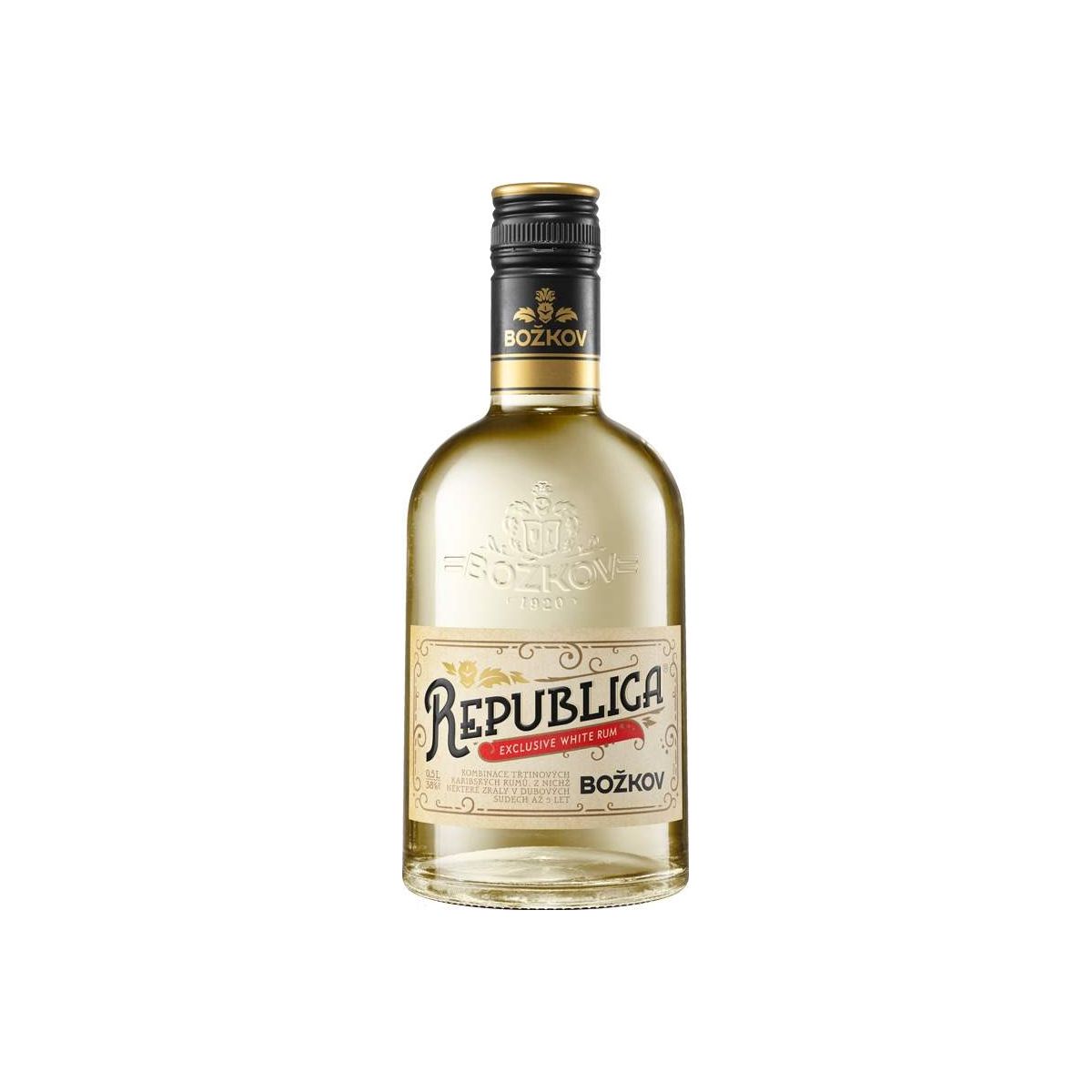 Republica Exclusive White Rum Božkov 0,5l