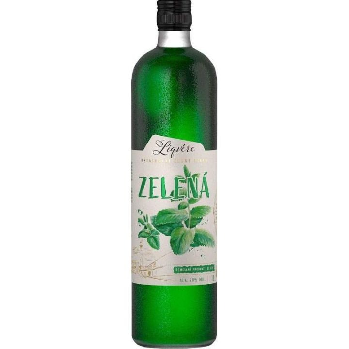 Zelená Liqvére Blatná 1l