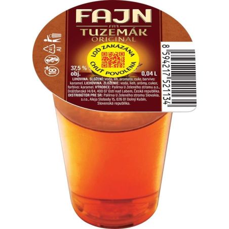 Fajn Tuzemák Original 0,04l - panák