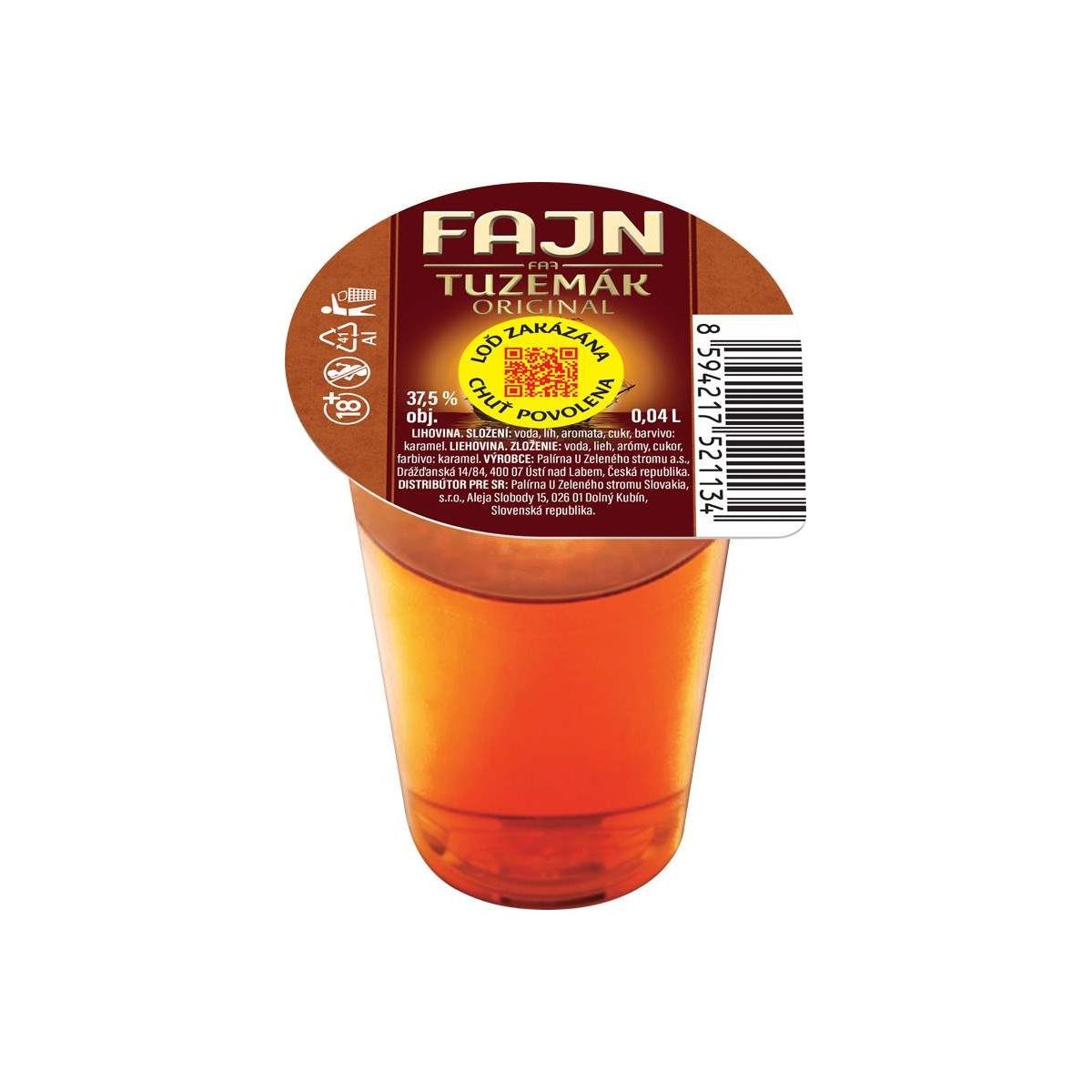 Fajn Tuzemák Original 0,04l - panák