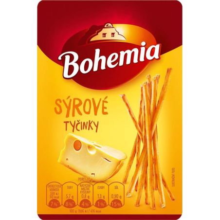 Bohemia tyčinky sýrové 80g