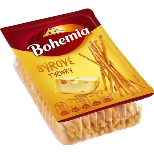 Bohemia tyčinky sýrové 80g