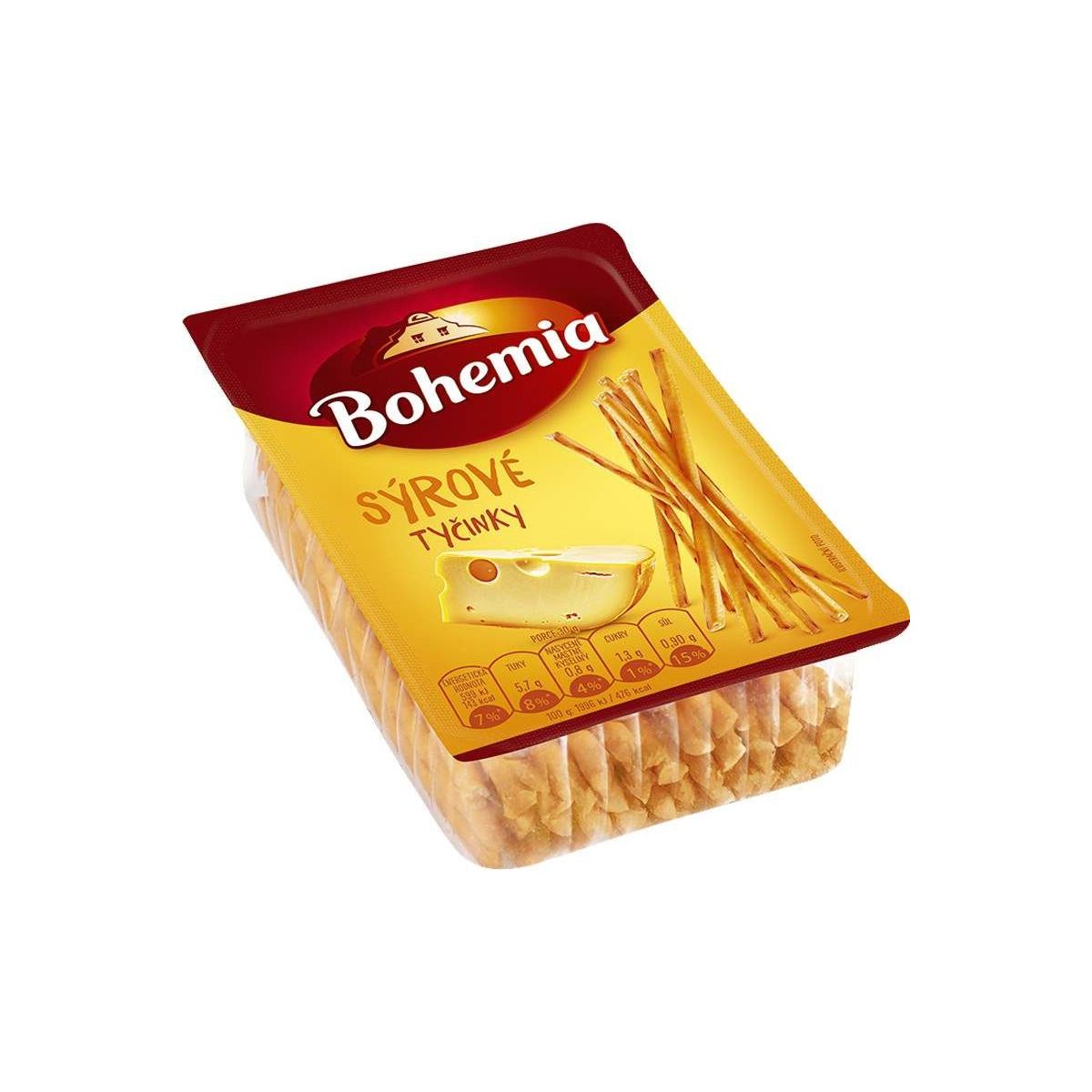 Bohemia tyčinky sýrové 80g