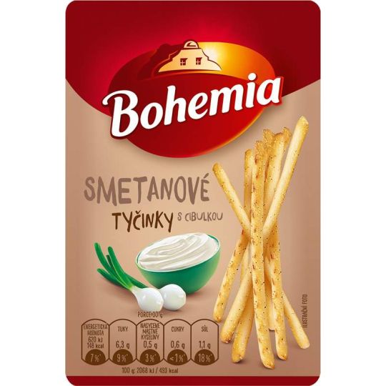 Bohemia tyčinky smetanové s cibulkou 80g