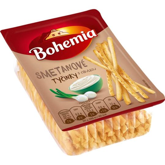 Bohemia tyčinky smetanové s cibulkou 80g