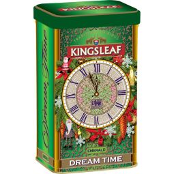 KINGSLEAF Dream Time Emerald - Zelený čaj sypaný 75g - plech