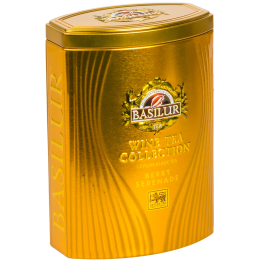 BASILUR Wine Tea Berry Serenade – sypaný černý čaj 75g - plech