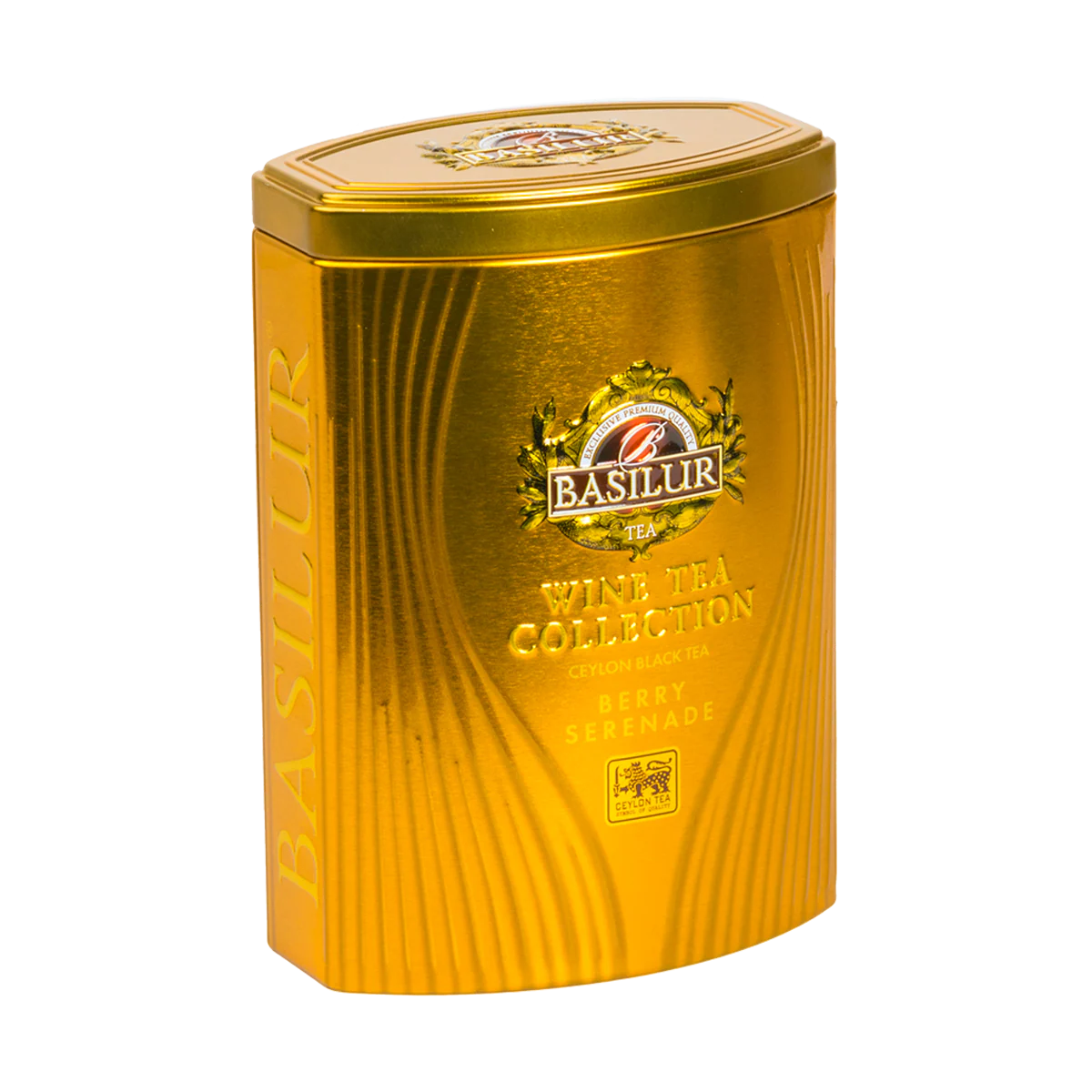 BASILUR Wine Tea Berry Serenade – sypaný černý čaj 75g - plech