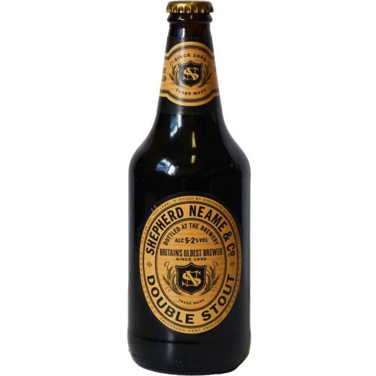 Shepherds Neame Double Stout 0,5l - sklo