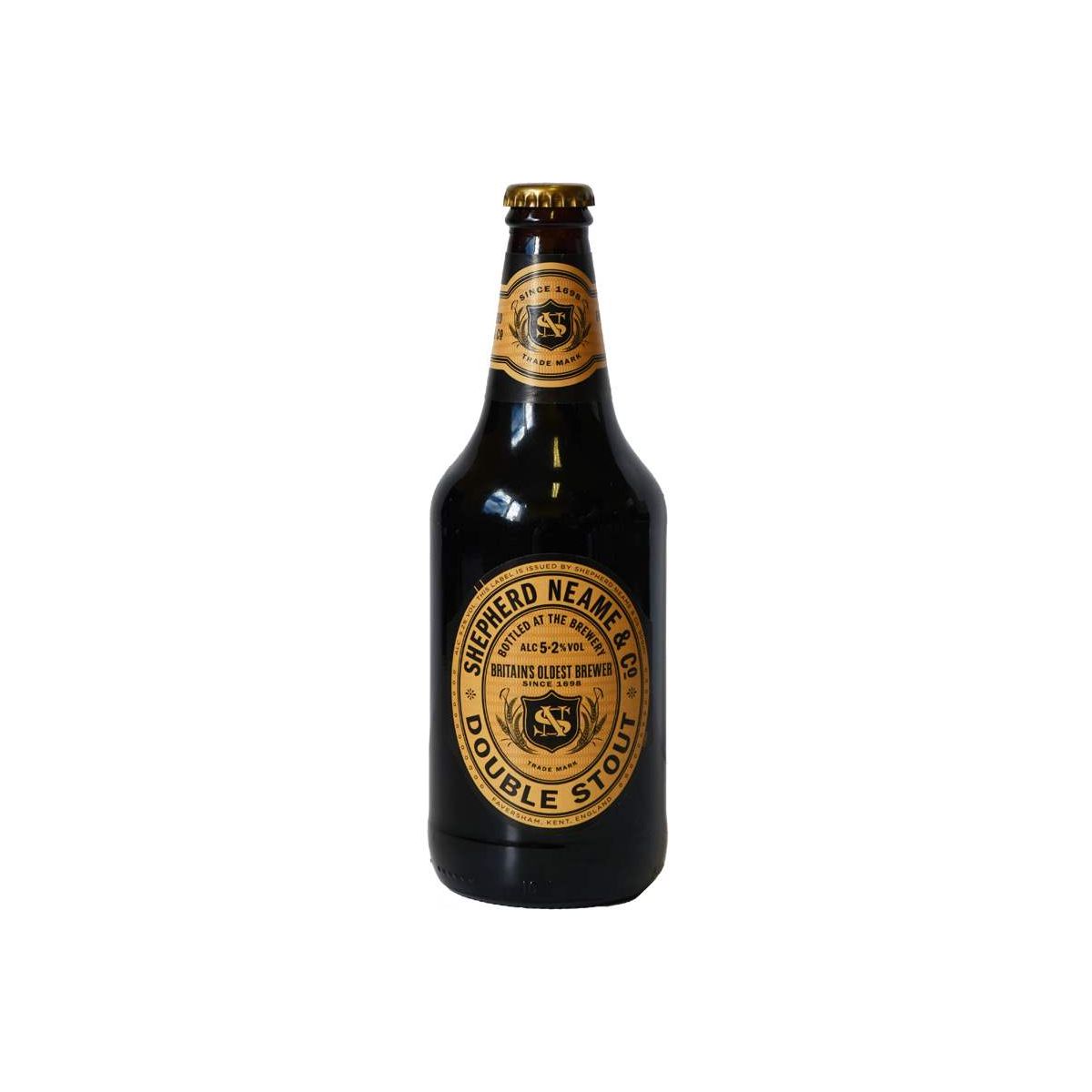 Shepherds Neame Double Stout 0,5l - sklo