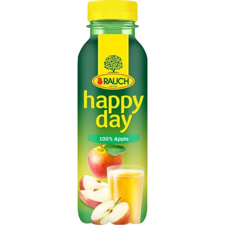 Rauch Happy Day jablko 100% 0,33l - PET