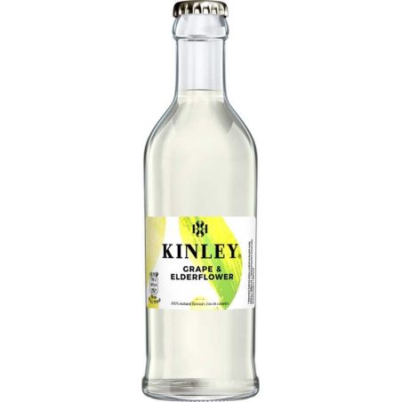 Kinley Grape & Elderflower 0,25l sklo