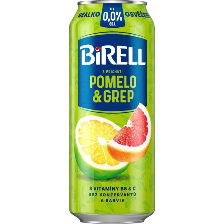 Birell Pomelo & grep 0,5l - plech