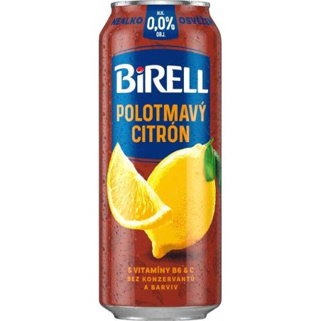 Birell Polotmavý Citron 0,5l - plech