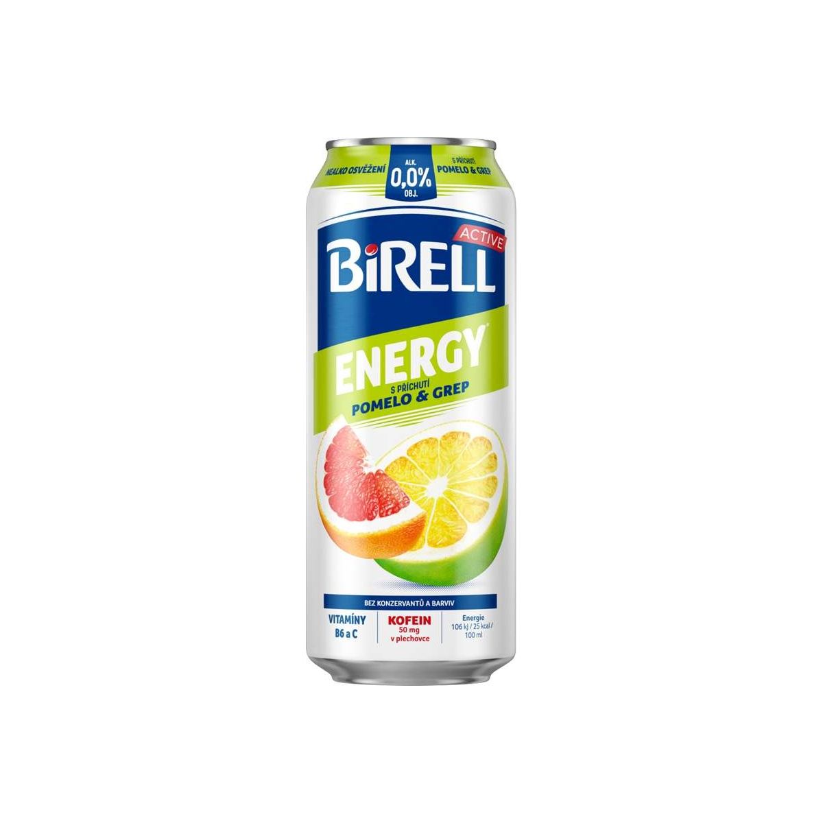 Birell Energy Pomelo & grep 0,5l - plech