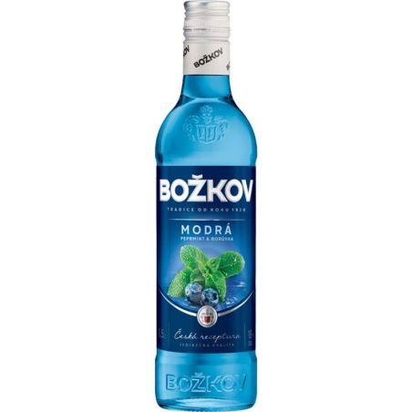 Božkov Modrá - Peprmint & Borůvka 0,5l