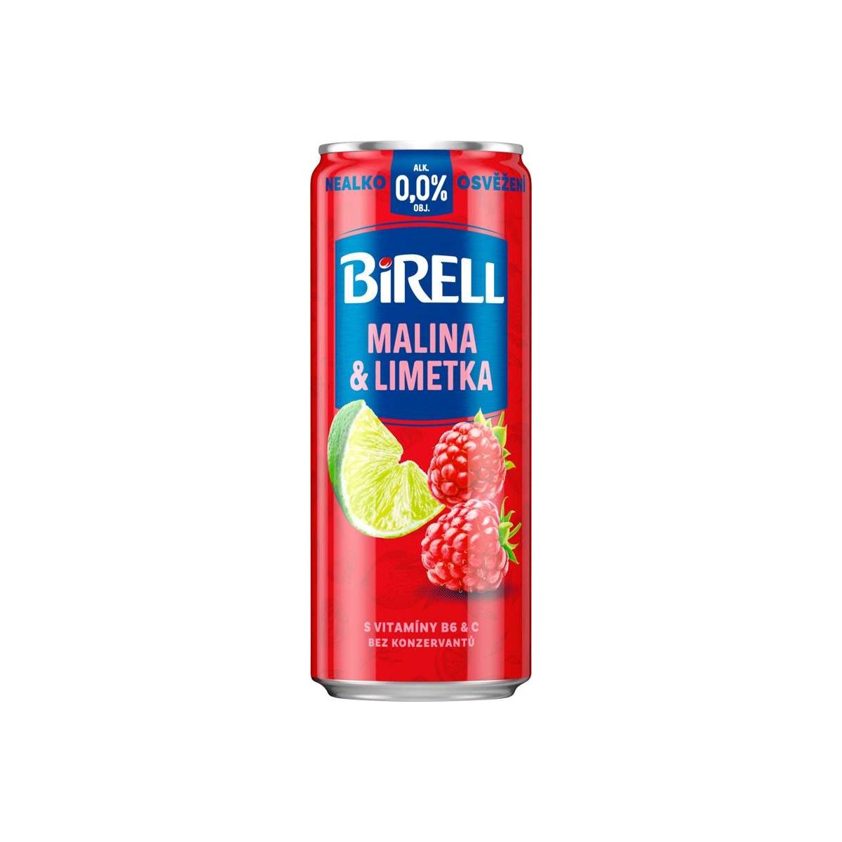 Birell Limetka & Malina 0,33l - plech