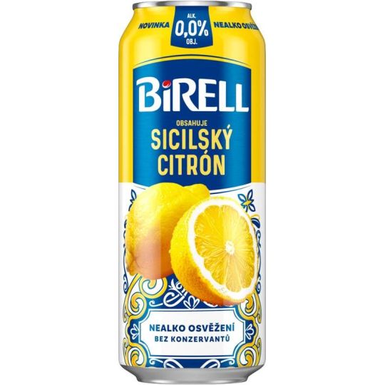 Birell Sicilský citrón 0,5l - plech