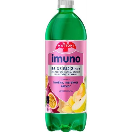 Mattoni Imuno hruška, marakuja & zázvor 0,7l - PET