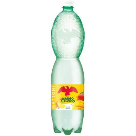 Osvěžující Mattoni Mango Alphonso s jemným perlením a intenzivní chutí zralého manga.