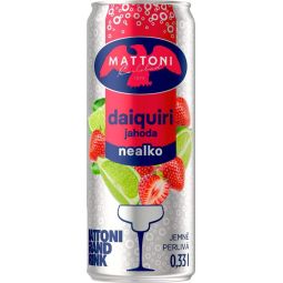 Mattoni Daiquiri jahoda nealko 0,33l - plech