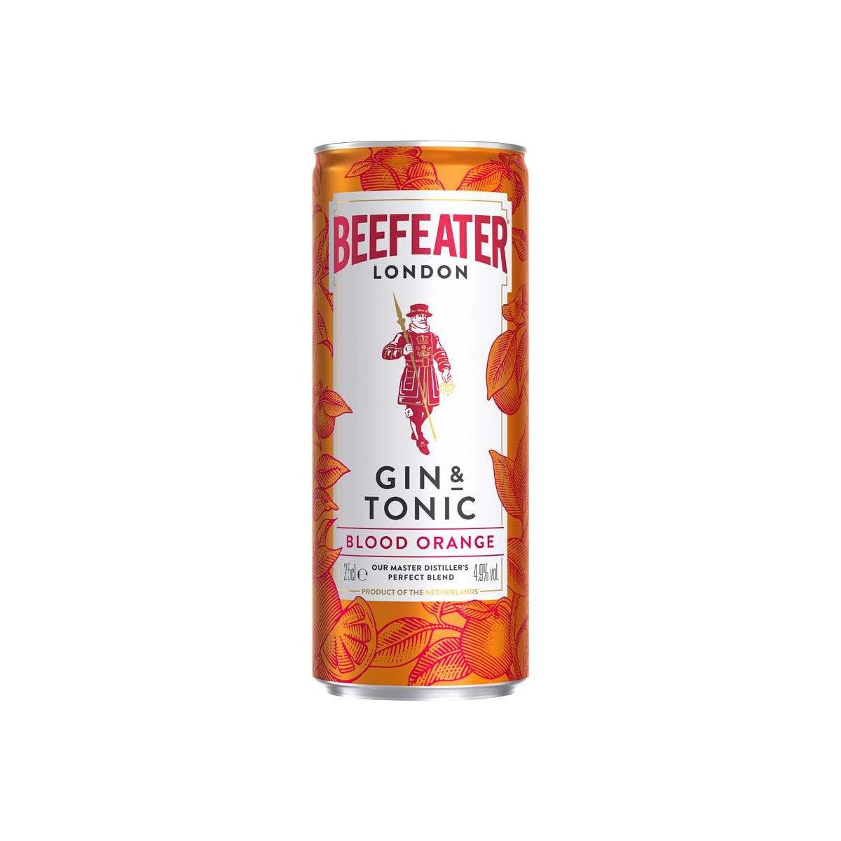 Beefeater Blood Orange & Tonic 0.25l - plech