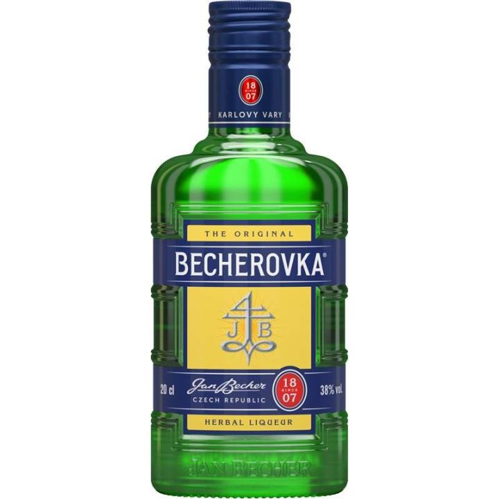 Becherovka Original 0,2l – bylinný likér 38% alkoholu