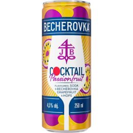 Becherovka Passionfruit 0,25l plech - míchaný nápoj