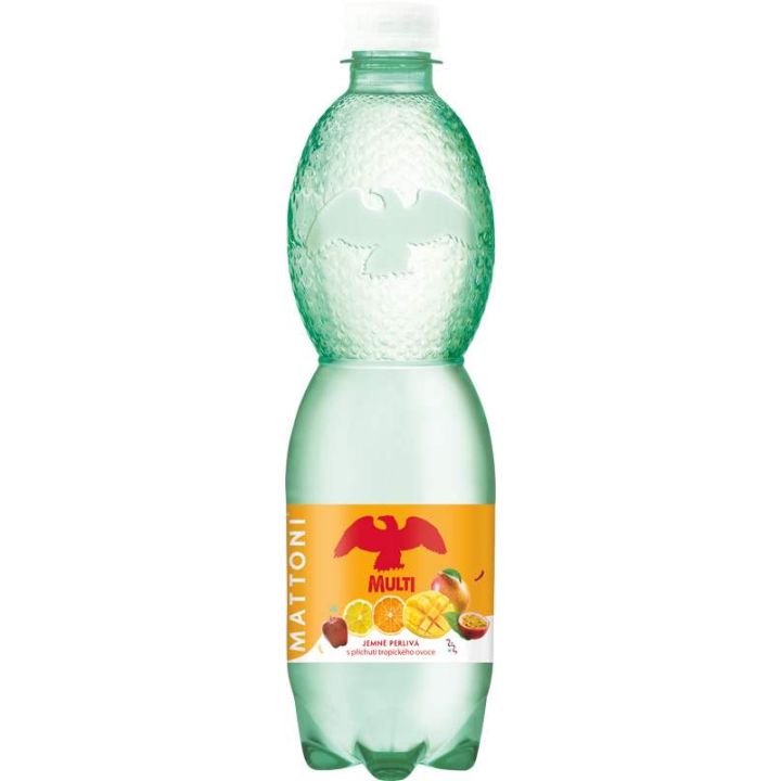 Mattoni Multi 0,5l PET – ochucená minerálka bez sladidel