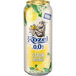 Kozel 0,0% Citron a bezinka 0,5l plech – nealkoholický nápoj