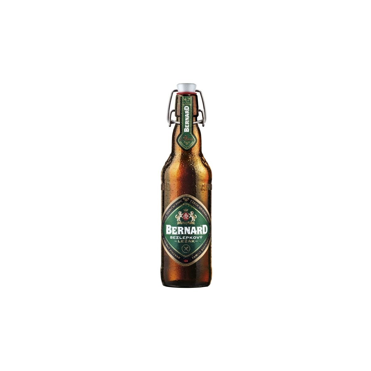 Bernard světlý ležák bez lepku 0,5l - sklo