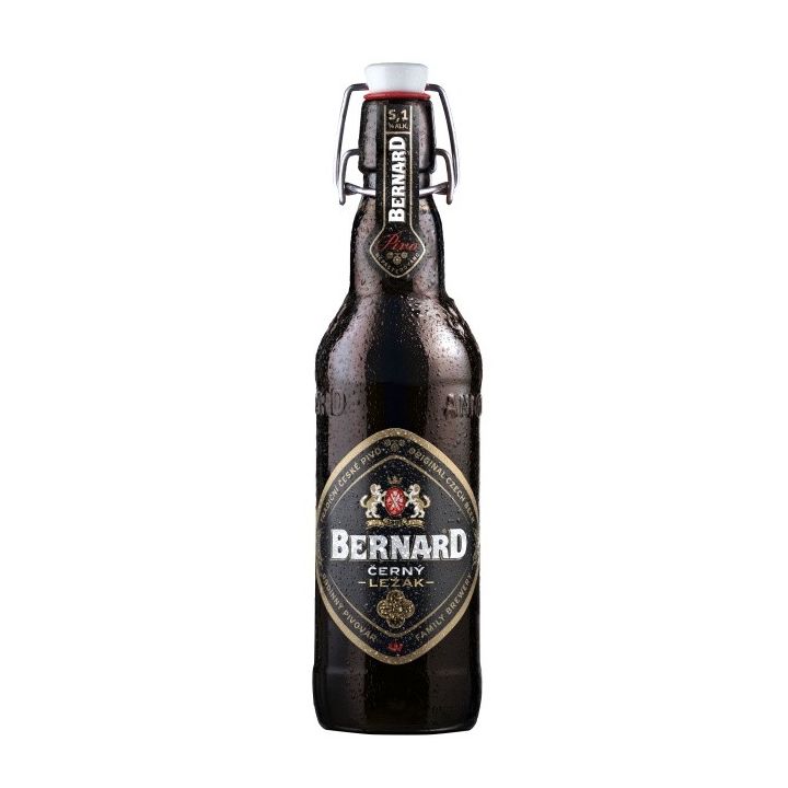 Bernard Černý ležák 0,5l - sklo