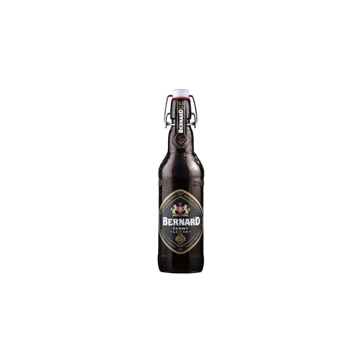 Bernard Černý ležák 0,5l - sklo