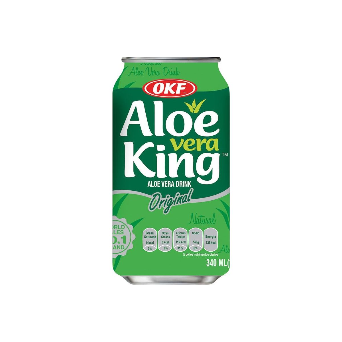Aloe Vera drink King Natural OKF 0,34l - plech