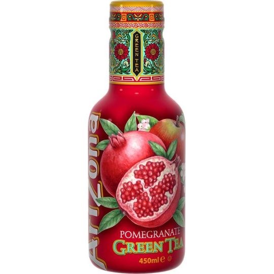 AriZona Green tea Pomegranate 0,45l - PET