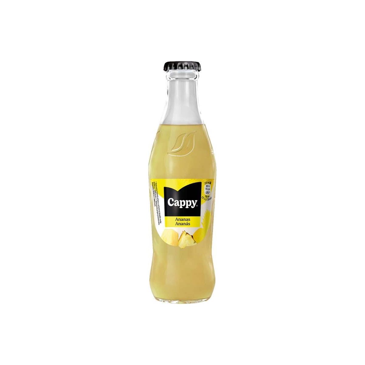 Cappy ananas 51% 0,25l - sklo