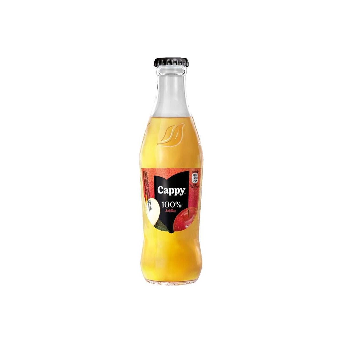 Cappy jablko 100% 0,25l - sklo