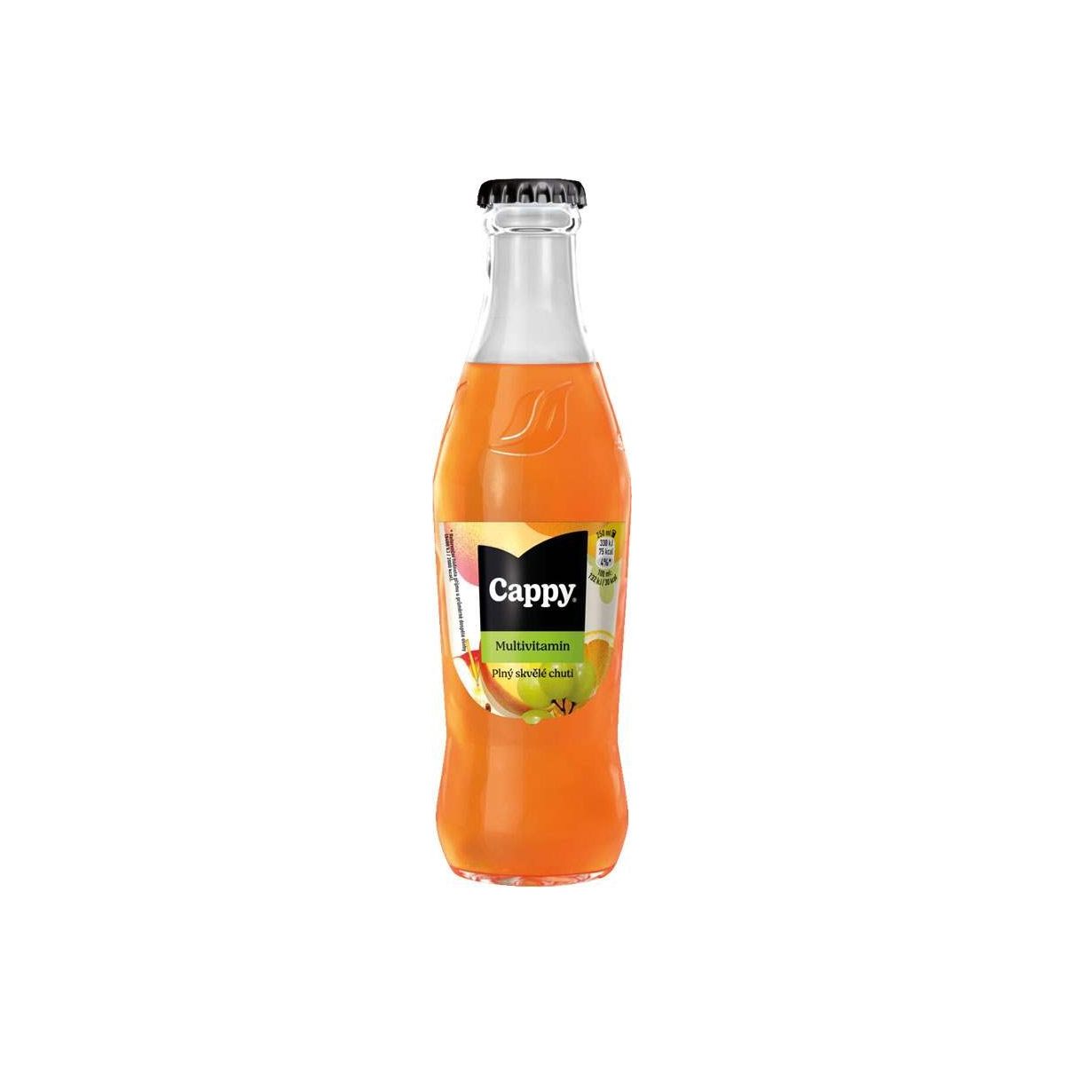 Cappy multivitamín 52% 0,25l - sklo