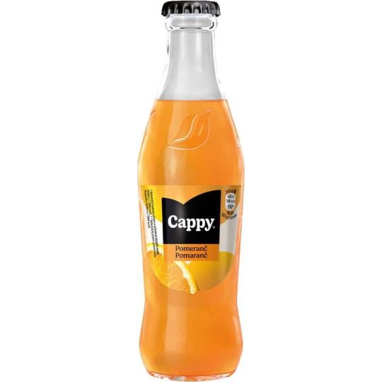 Cappy pomeranč 51% 0,25l - sklo